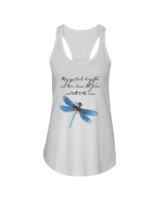 May You Touch Dragonflies And Stars Ladies Flowy Tank thumbnail