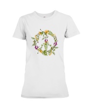 PEACE LOVE Premium Fit Ladies Tee thumbnail