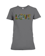 PEACE LOVE Premium Fit Ladies Tee thumbnail
