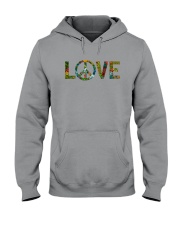 PEACE LOVE Hooded Sweatshirt thumbnail