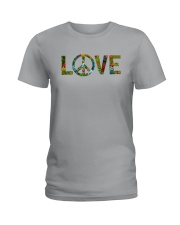 PEACE LOVE Ladies T-Shirt thumbnail