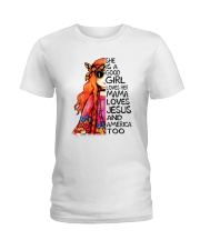 She Is A Good Girl Ladies T-Shirt thumbnail