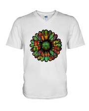 FLOWER HIPPIE V-Neck T-Shirt thumbnail