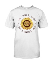 What a wonderful world Classic T-Shirt front