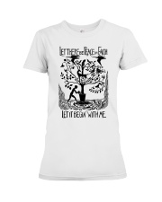 Let there be peace on earth let it begin with me Premium Fit Ladies Tee thumbnail