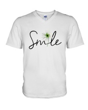 SMILE FLOWER V-Neck T-Shirt thumbnail