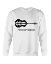 PEACE LOVE MUSIC Crewneck Sweatshirt thumbnail