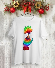 Lotus Flower TIe Dye Classic T-Shirt lifestyle-holiday-crewneck-front-2