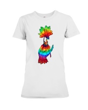Lotus Flower TIe Dye Premium Fit Ladies Tee thumbnail