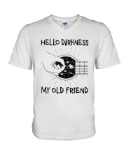 Hello Darkness My Old Friend V-Neck T-Shirt thumbnail