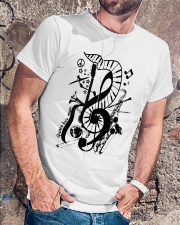 PEACE LOVE MUSIC Classic T-Shirt lifestyle-mens-crewneck-front-4