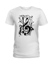 PEACE LOVE MUSIC Ladies T-Shirt thumbnail
