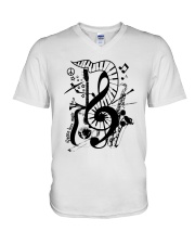 PEACE LOVE MUSIC V-Neck T-Shirt thumbnail