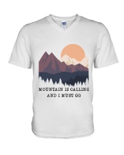 CP-D2602198-Mountain is calling and i must go 2 V-Neck T-Shirt thumbnail