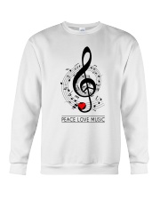 Peace Love Music Crewneck Sweatshirt thumbnail