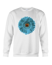 Peace Flower Crewneck Sweatshirt thumbnail