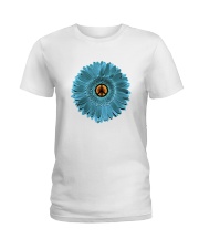 Peace Flower Ladies T-Shirt thumbnail