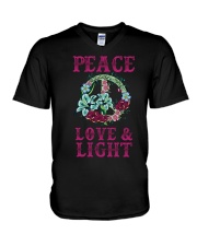 PEACE LOVE AND LIGHT V-Neck T-Shirt thumbnail
