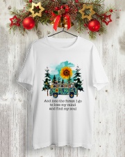 And Into The Forest I Go Classic T-Shirt lifestyle-holiday-crewneck-front-2