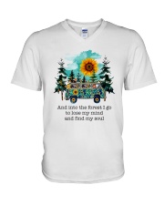 And Into The Forest I Go V-Neck T-Shirt thumbnail