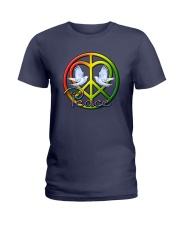 ALL IS LOVE PEACE Ladies T-Shirt thumbnail