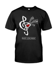 PEACE HEART Classic T-Shirt front