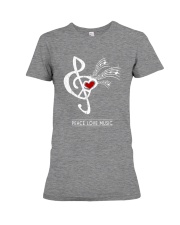 PEACE HEART Premium Fit Ladies Tee thumbnail