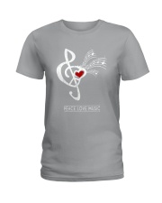 PEACE HEART Ladies T-Shirt thumbnail