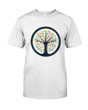PEACE LOVE Premium Fit Mens Tee front