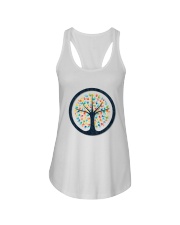 PEACE LOVE Ladies Flowy Tank thumbnail