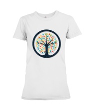 PEACE LOVE Premium Fit Ladies Tee thumbnail