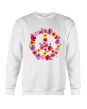PEACE SIGN FLOWER Crewneck Sweatshirt thumbnail