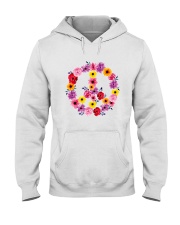 PEACE SIGN FLOWER Hooded Sweatshirt thumbnail