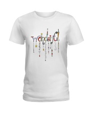 PEACE LOVE Ladies T-Shirt thumbnail