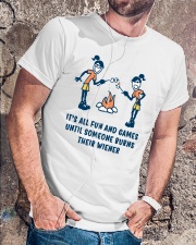 Someone Burns Their Wiener Classic T-Shirt lifestyle-mens-crewneck-front-4