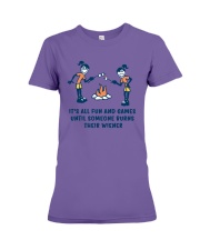 Someone Burns Their Wiener Premium Fit Ladies Tee thumbnail