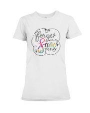 DON'T FORGET TO SMILE Premium Fit Ladies Tee thumbnail