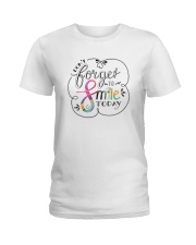 DON'T FORGET TO SMILE Ladies T-Shirt thumbnail