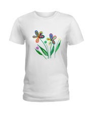 PEACE FLOWER Ladies T-Shirt thumbnail
