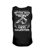 I ASK GOD TO MAKE ME A BETTER MAN AND AN ANGEL Unisex Tank thumbnail