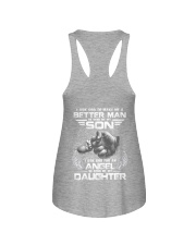 I ASK GOD TO MAKE ME A BETTER MAN AND AN ANGEL Ladies Flowy Tank thumbnail