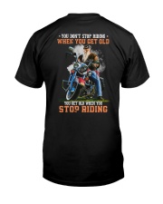 You Don't Stop Riding When You Get Old You Get Old When You Stop Riding Premium Fit Mens Tee tile