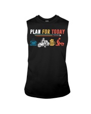 Men Plan for Today Coffee Biker Beer Make Love Sex Shirt Sleeveless Tee tile