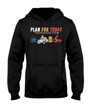Men Plan for Today Coffee Biker Beer Make Love Sex Shirt Hooded Sweatshirt tile
