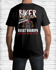 BIKER - DAD - GRANDPA - GREAT GRANDPA Classic T-Shirt lifestyle-mens-crewneck-back-1