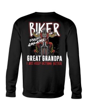 BIKER - DAD - GRANDPA - GREAT GRANDPA Crewneck Sweatshirt tile