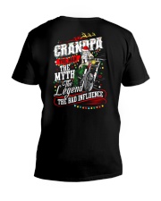 Grandpa Xmas V-Neck T-Shirt tile