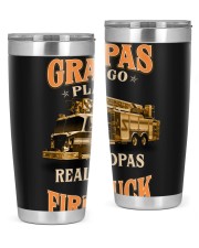 Grandpas Drive Fire Trucks 20oz Tumbler tile