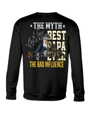 BEST PAPA EVER - THE MYTH - THE LEGEND - THE BAD INFLUENCE Crewneck Sweatshirt tile