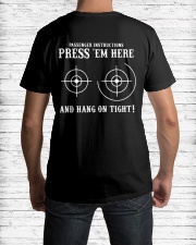 PRESS-'EM-HERE-AND-HANG-ON-TIGHT Classic T-Shirt lifestyle-mens-crewneck-back-1